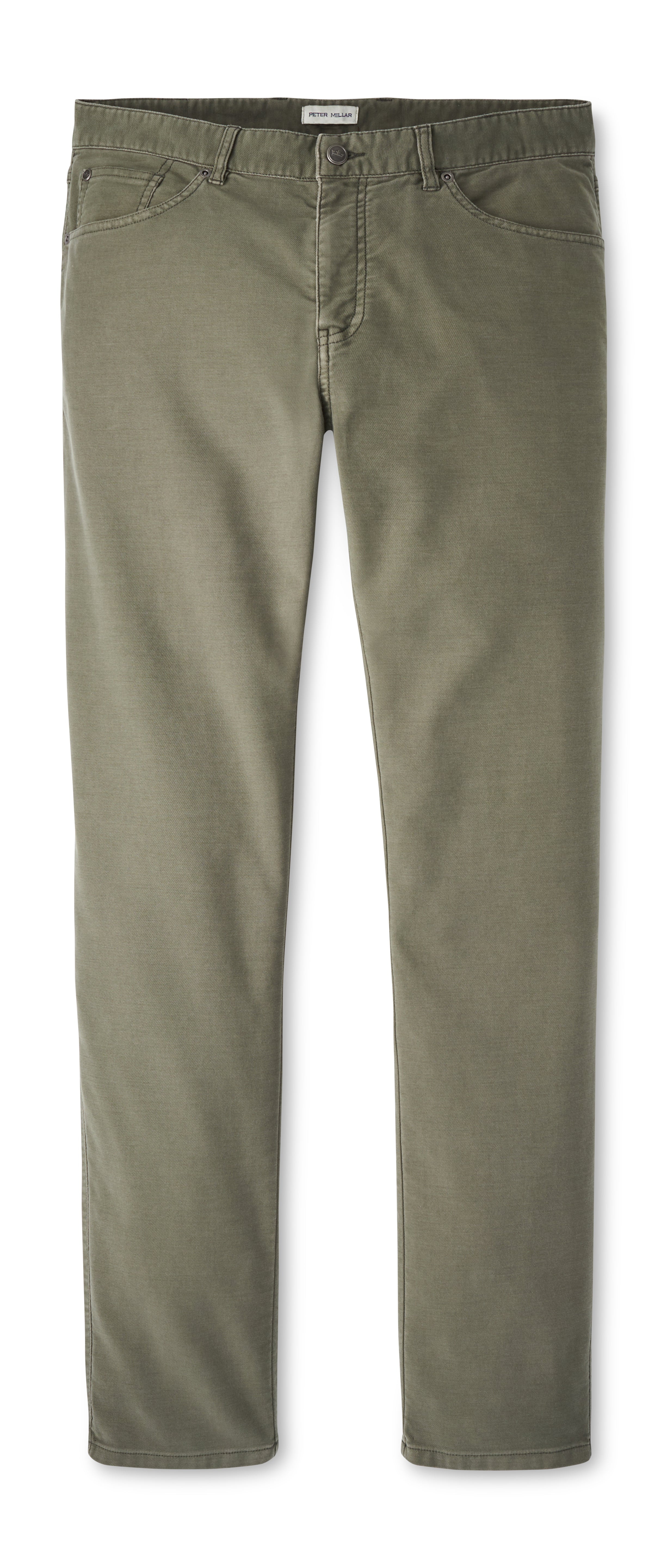 Peter Millar Ridgeline Five-Pocket Pant in Basil