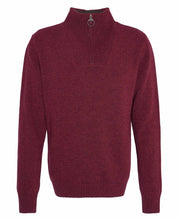 Load image into Gallery viewer, Barbour Nelson Essential Half Zip Sweater in Port
