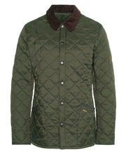 Load image into Gallery viewer, Barbour Men&#39;s Heritage Liddesdale Quilted Jacket in Olive
