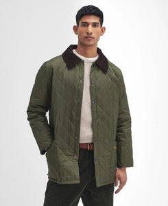 Barbour Men's Heritage Liddesdale Quilted Jacket in Olive