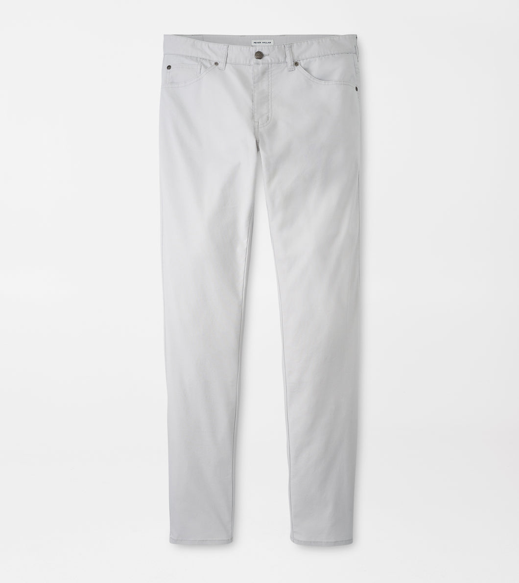 Peter Millar Crown Comfort Five-Pocket Pant in British Grey