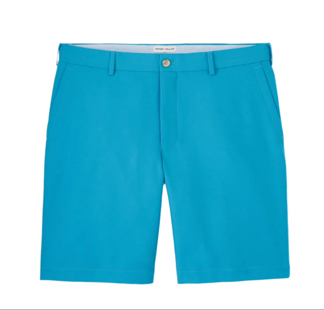 Peter Millar Salem Performance Short in Jasper Blue