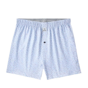 Peter Millar Dazed and Transfused Performance Boxer in White/Lavender Fog