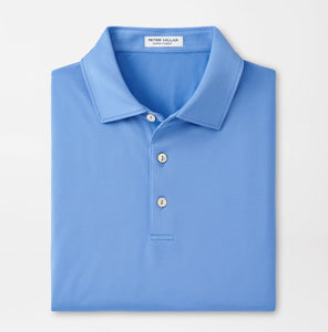 Peter Millar Solid Performance Jersey Polo in Bonnet