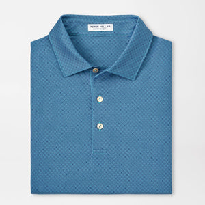 Peter Millar Soriano Performance Jersey Polo in Cabana Blue