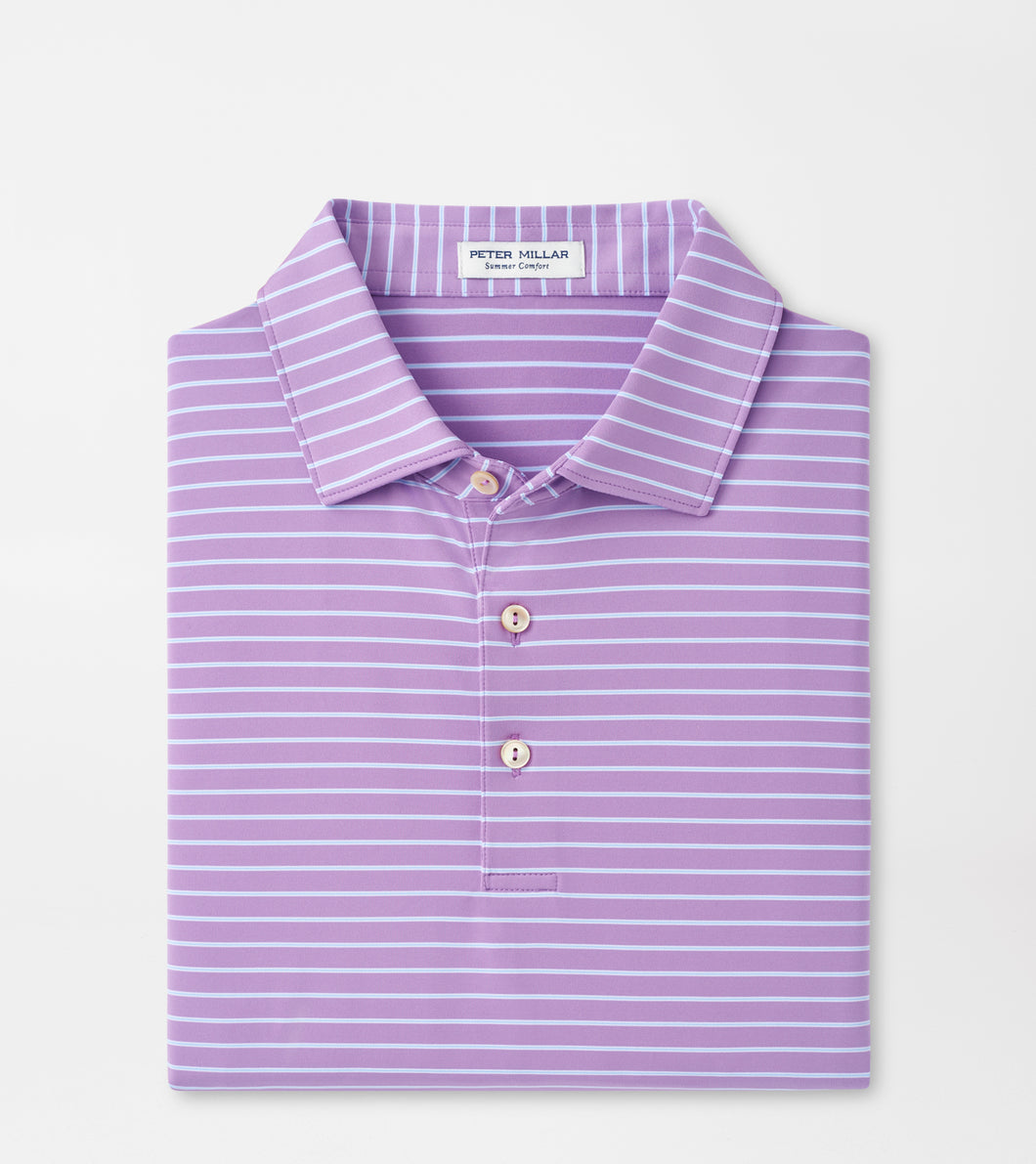 Peter Millar Drum Performance Jersey Polo in Dragonfly