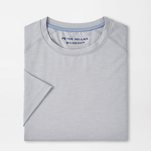 Peter Millar Aurora Performance T-Shirt in Gale Grey