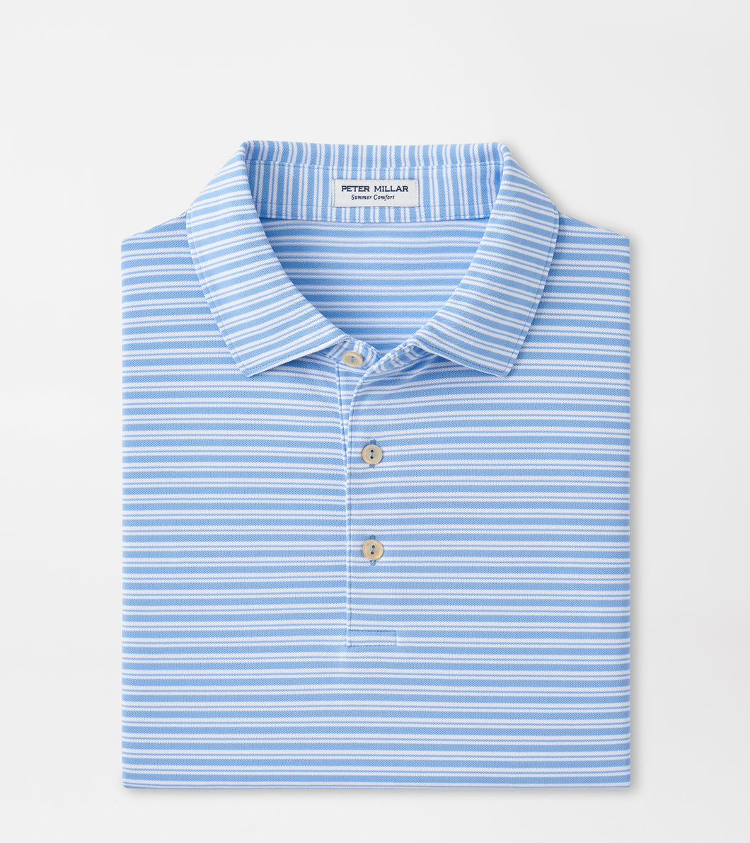 Peter Millar Dellroy Performance Mesh Polo in Cottage Blue