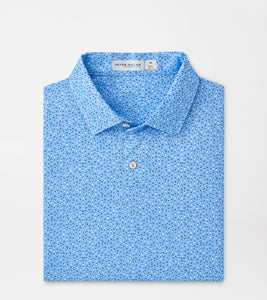Peter Millar Featherweight Royal Flush Polo in Cottage Blue