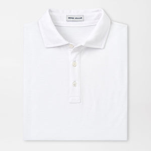 Peter Millar Crown Comfort Cotton Polo in White