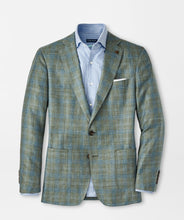 Load image into Gallery viewer, Peter Millar Tremont Plaid Soft Jacket in Eucalyptus
