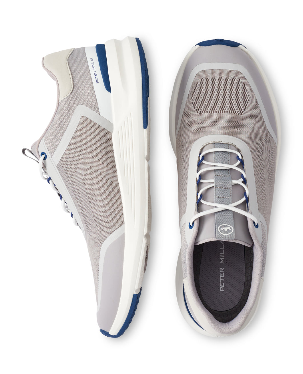 Peter Millar Camberfly Sneaker in Gale Grey