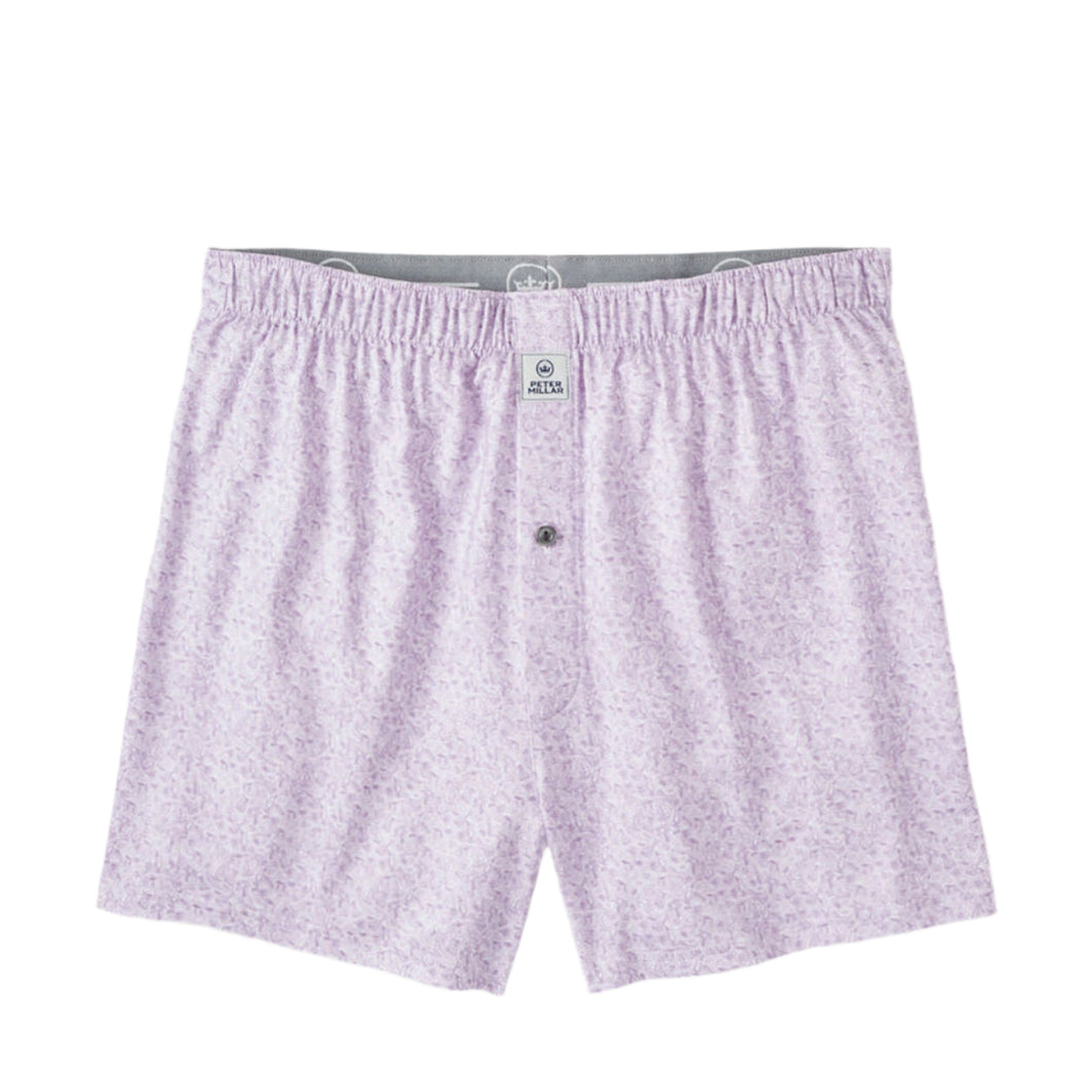 Peter Millar Getaway Performance Boxer Short in White