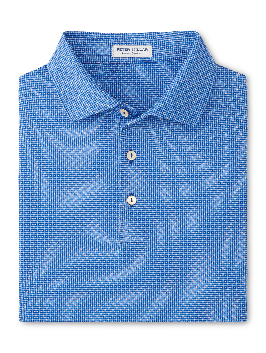 Peter Millar Vega Performance Jersey Polo in Sailor Blue