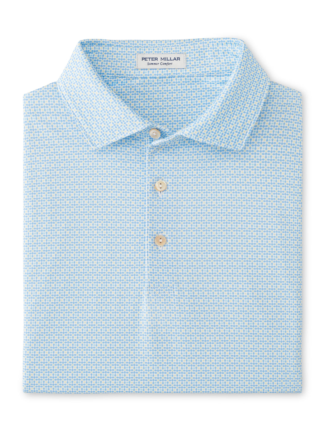 Peter Millar Vega Performance Jersey Polo in White