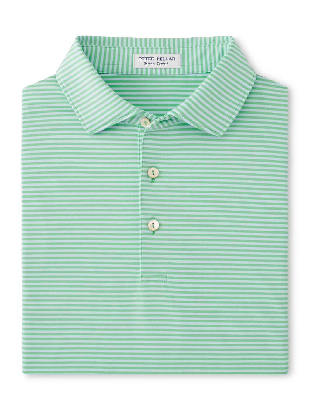 Peter Millar Hales Performance Jersey Polo in Pear Tart