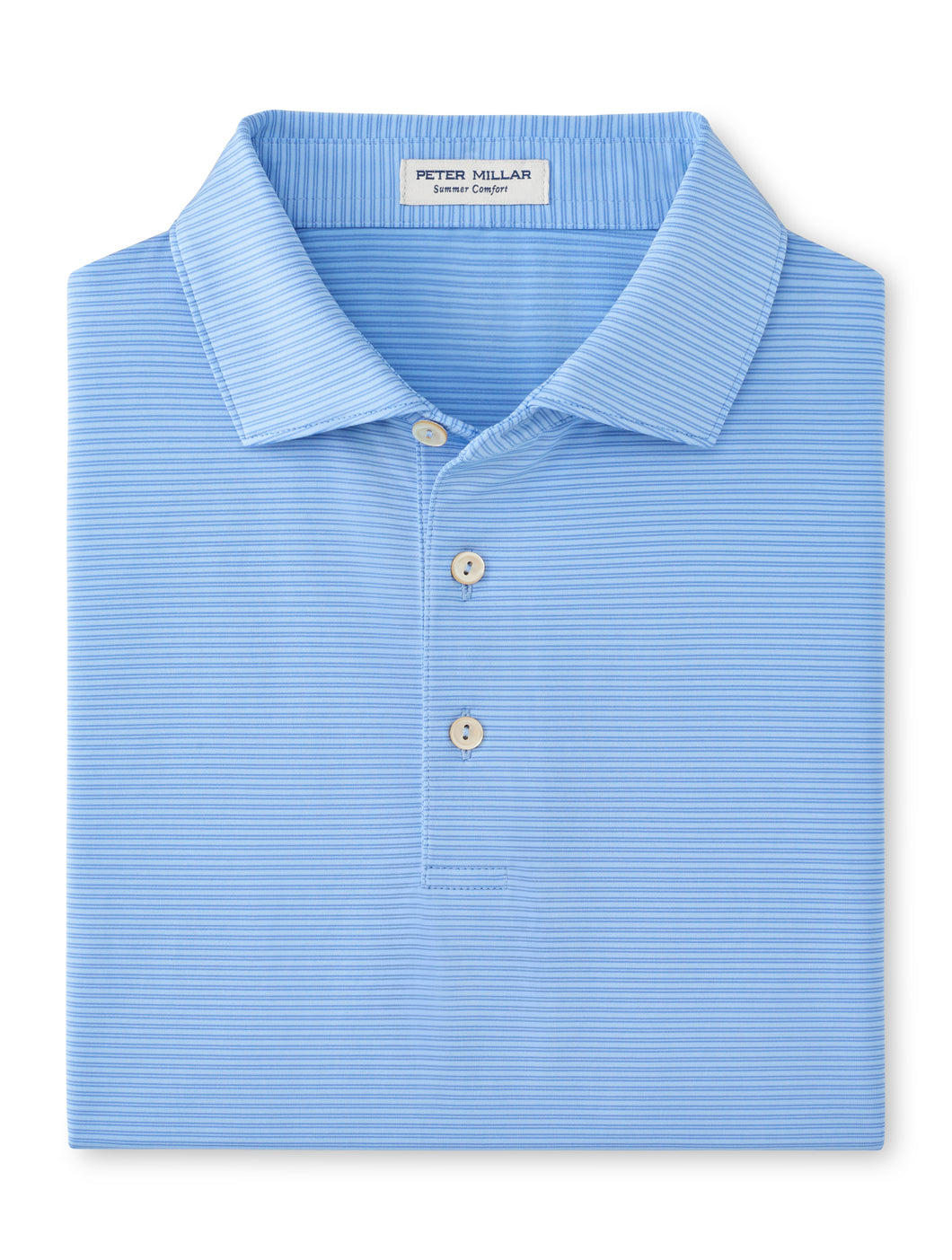 Peter Millar Grove Performance Jersey Polo in Cottage Blue