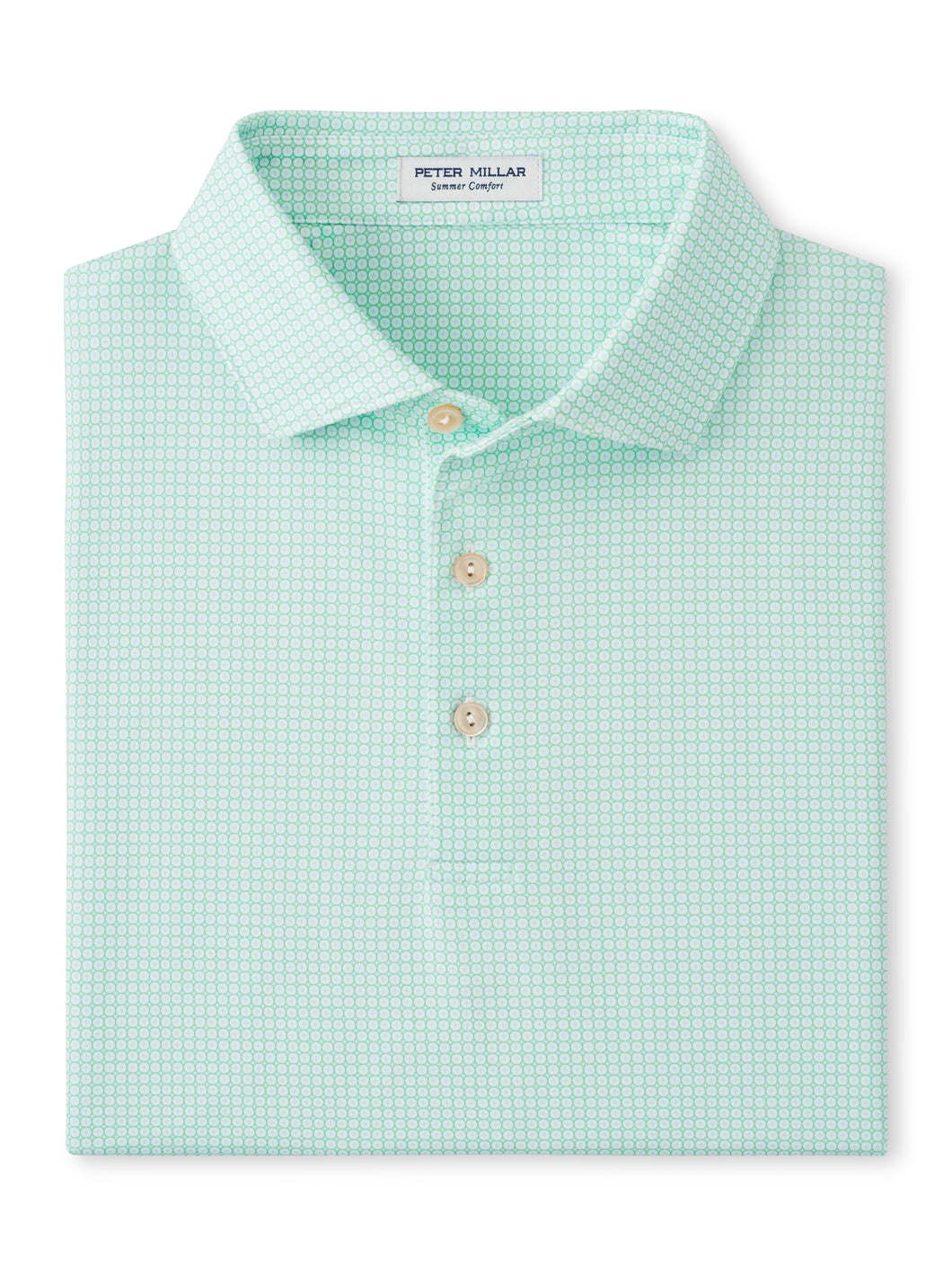 Peter Millar Orbit Performance Jersey Polo in Pear Tart