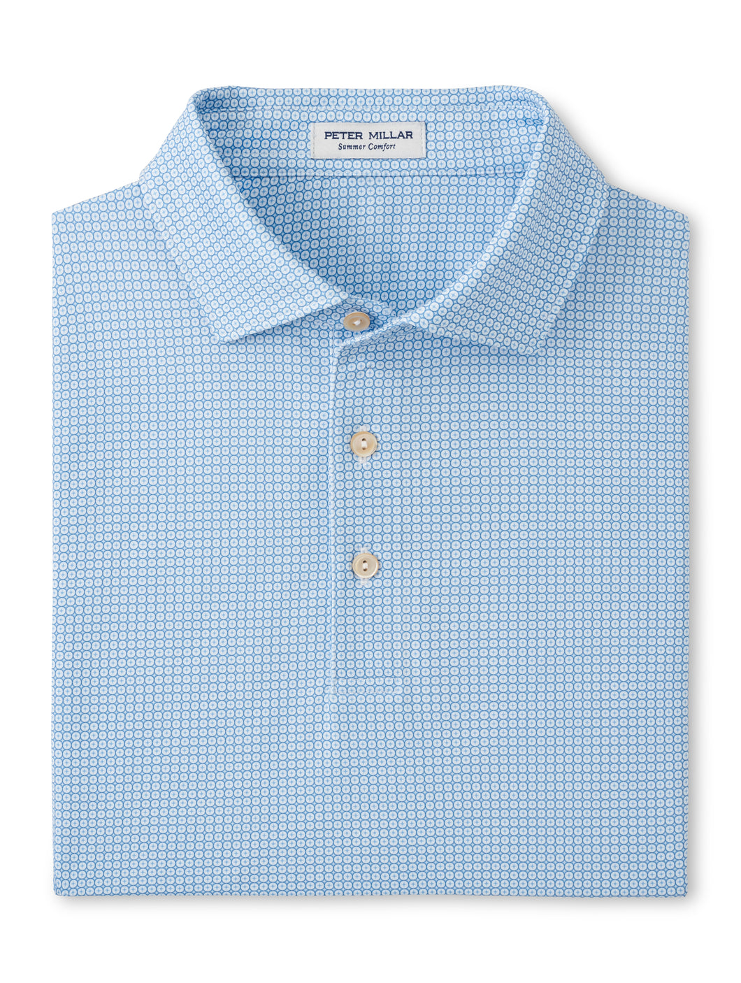 Peter Millar Orbit Performance Jersey Polo in Sailor Blue