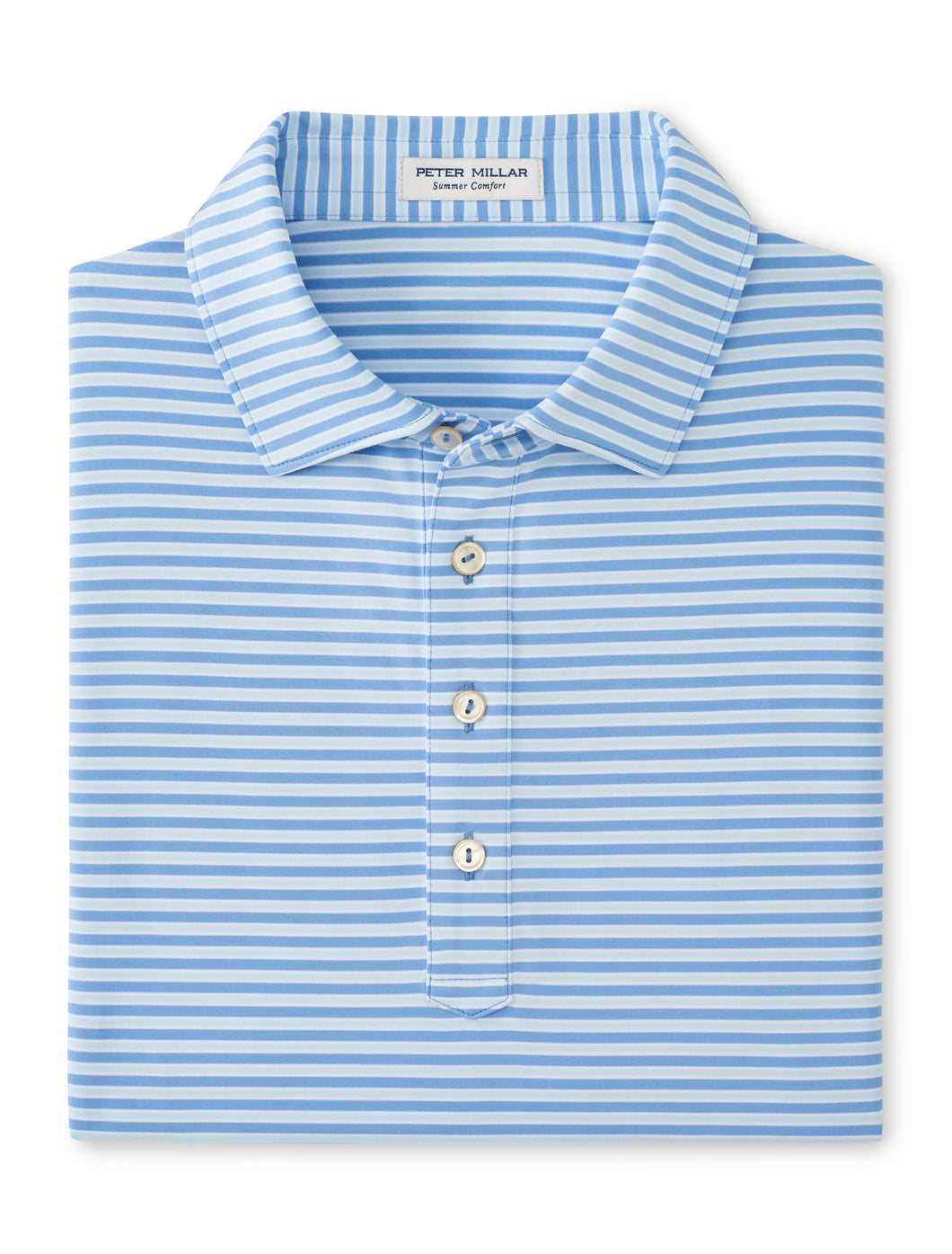 Peter Millar Lane Performance Jersey Polo in Blue Fade