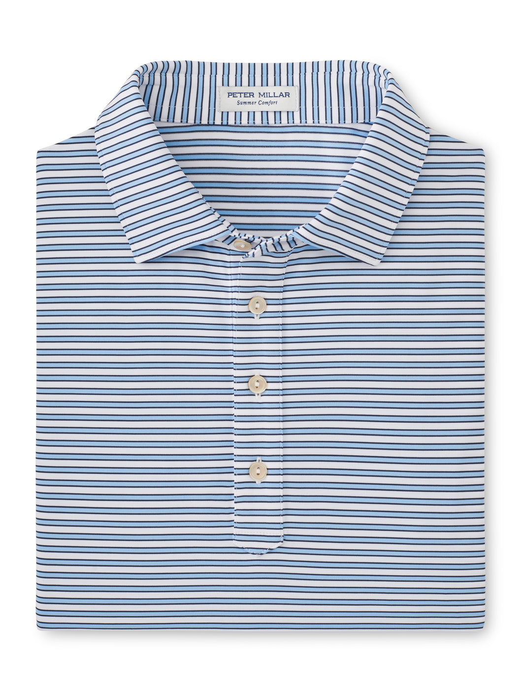 Peter Millar Lane Performance Jersey Polo in White