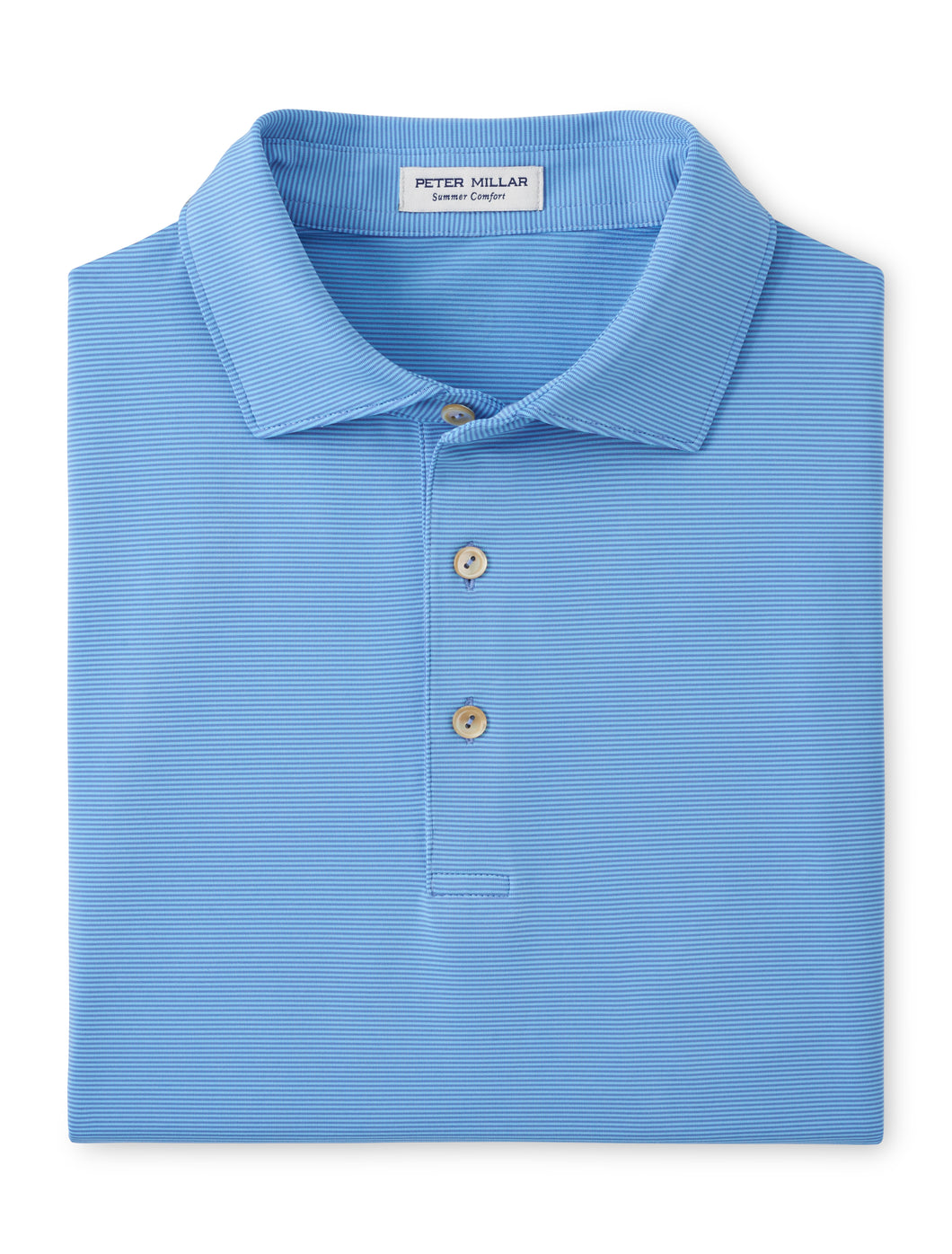 Peter Millar Jubilee Performance Jersey Polo in Blue Sea