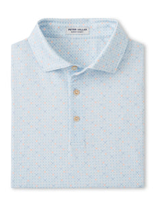 Peter Millar Castellina Performance Jersey Polo in White