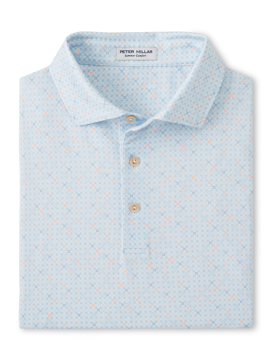 Peter Millar Castellina Performance Jersey Polo in White
