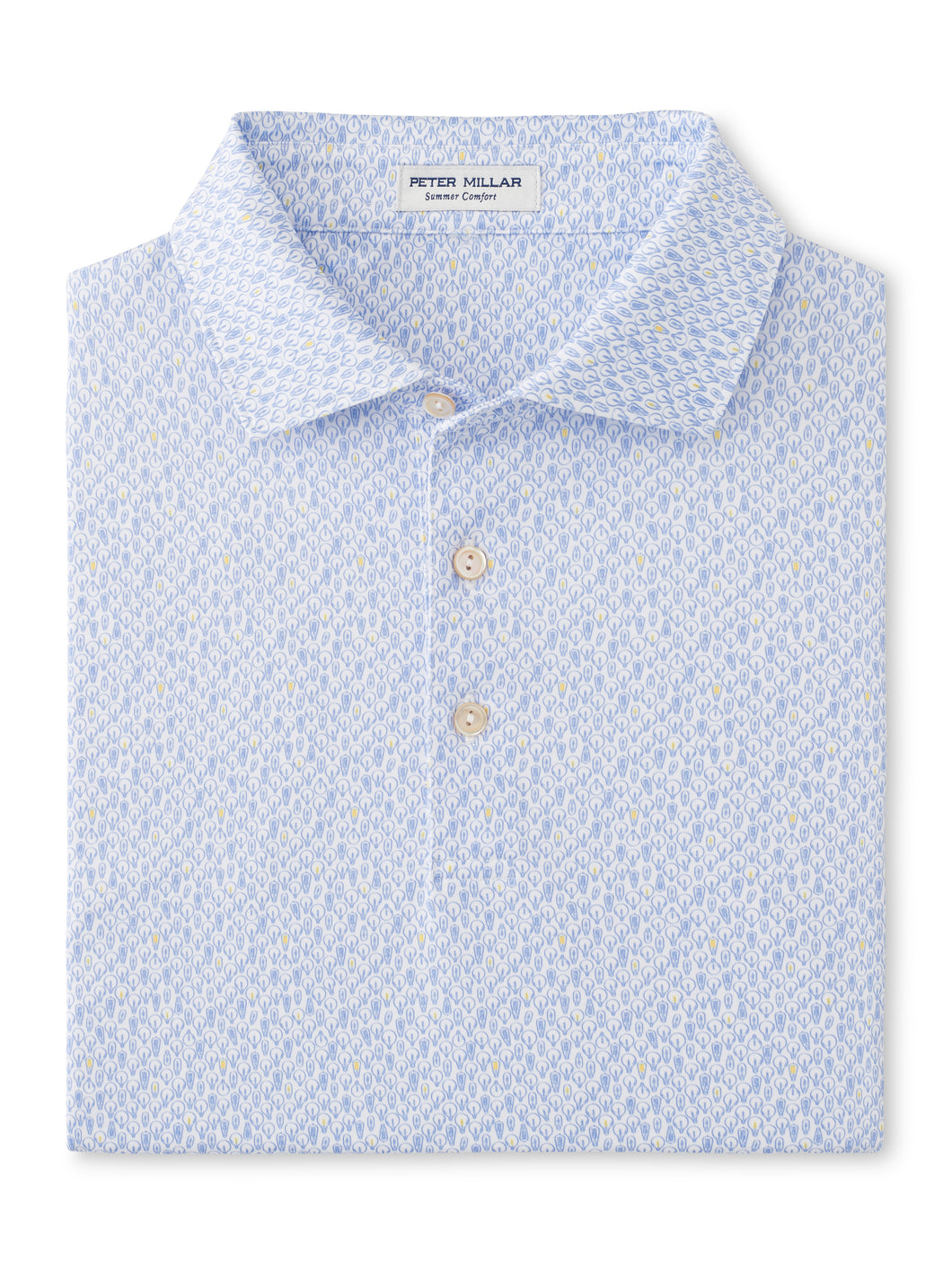 Peter Millar Bright Idea Performance Jersey Polo in White