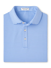 Load image into Gallery viewer, Peter Millar Linden Performance Jersey Polo in Blue Sea
