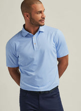 Load image into Gallery viewer, Peter Millar Linden Performance Jersey Polo in Blue Sea
