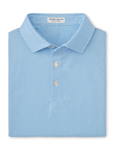 Peter Millar Phoenix Performance Jersey Polo in Sailor Blue