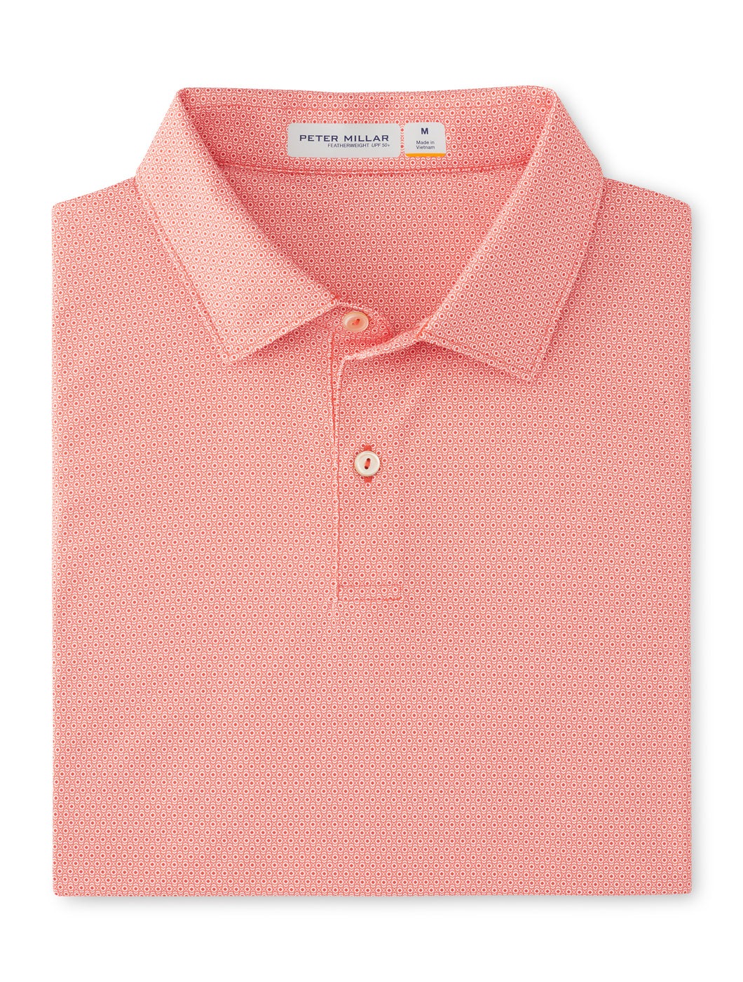 Peter Millar Featherweight Geo Links Polo in Azalea