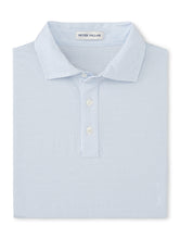 Load image into Gallery viewer, Peter Millar Polka Dot Crown Comfort Polo in Blue Poppy
