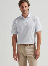 Load image into Gallery viewer, Peter Millar Polka Dot Crown Comfort Polo in Blue Poppy
