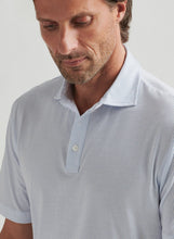 Load image into Gallery viewer, Peter Millar Polka Dot Crown Comfort Polo in Blue Poppy
