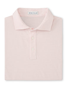 Peter Millar Polka Dot Crown Comfort Polo in Geranium