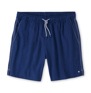 Peter Millar Crown Swim Trunk in Atlantic Blue