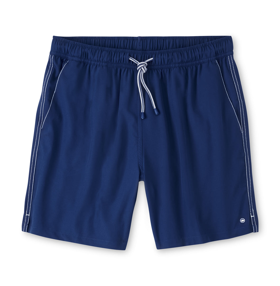 Peter Millar Crown Swim Trunk in Atlantic Blue