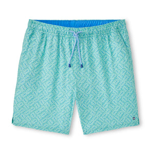 Peter Millar Ivy Swim Trunk in Pear Tart