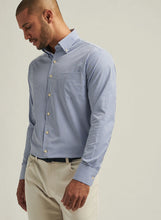 Load image into Gallery viewer, Peter Millar Derwent Performance Twill Sport Shirt in Sport Navy
