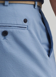Peter Millar Matlock Seersucker Performance Short in Angelite