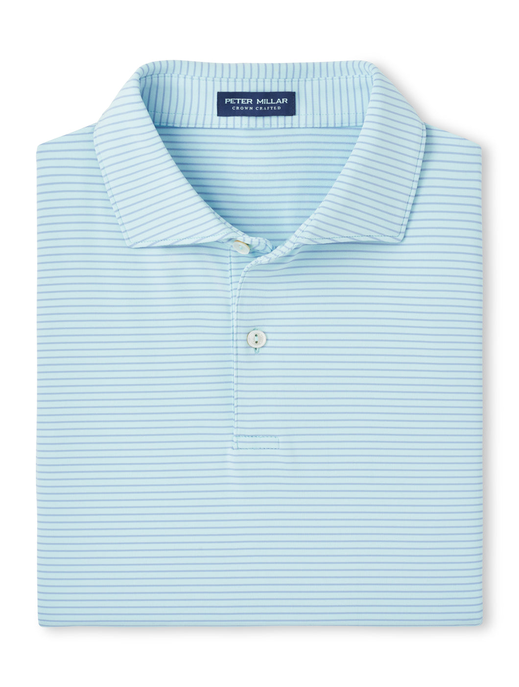 Peter Millar Ballad Performance Jersey Polo in Blue Spruce