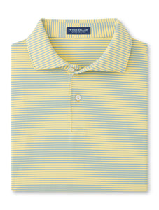 Peter Millar Ballad Performance Jersey Polo in Crenshaw