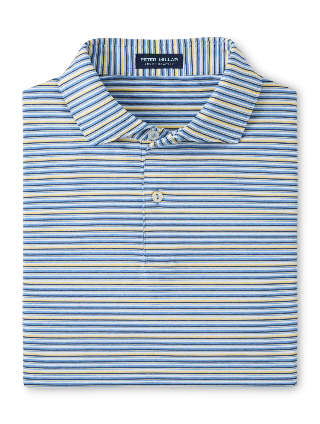 Peter Millar Cadence Performance Jersey Polo in Fountain Blue