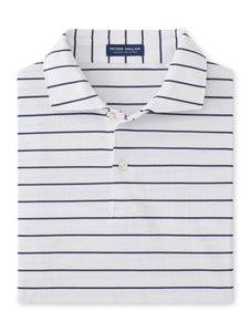 Peter Millar Coda Performance Mesh Polo in White