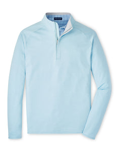 Peter Millar Stealth Performance Quarter-Zip in Blue Spruce