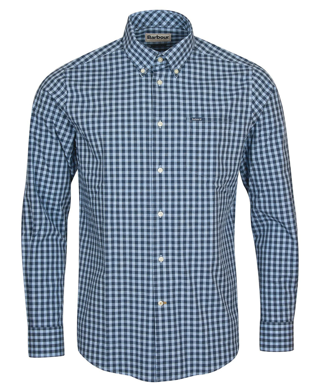 Barbour Merryton Tailored Fit Sport Shirt in Blue