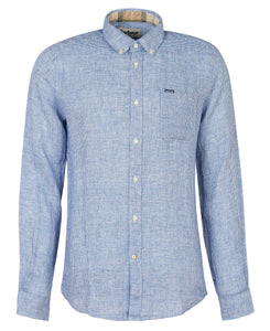 Barbour Linton Tailored Fit Sport Shirt in Navy