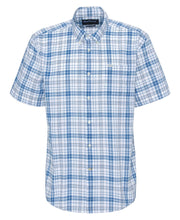 Load image into Gallery viewer, Barbour Drafthill Short Sleeve Sport Shirt in Brook Blue
